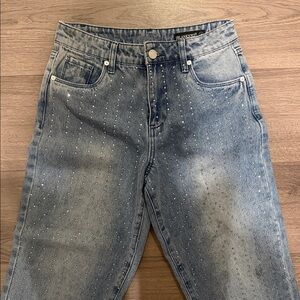 Blank NYC Women's Studded Light Blue Jeans